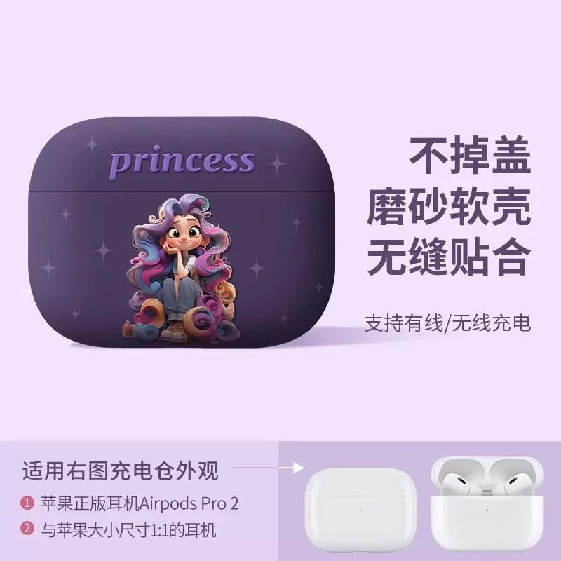 Защищающий корпус Apple, клубника, мультяшный милый совместимый защитный чехол, iPhone1, наушники, шкала 1:2, 2/3, bluetooth