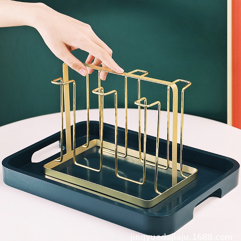 레드 와인잔 걸이, 물컵 걸이, 유리컵 걸이, 물빠짐대, 맥주잔, 차컵 걸이, 창의적인 컵걸이, 수납 트레이