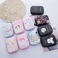 ヘッドフォン携帯電話充電器データケーブルミニパワーバンク U ディスクハードドライブ漫画ポータブル収納袋大容量価値