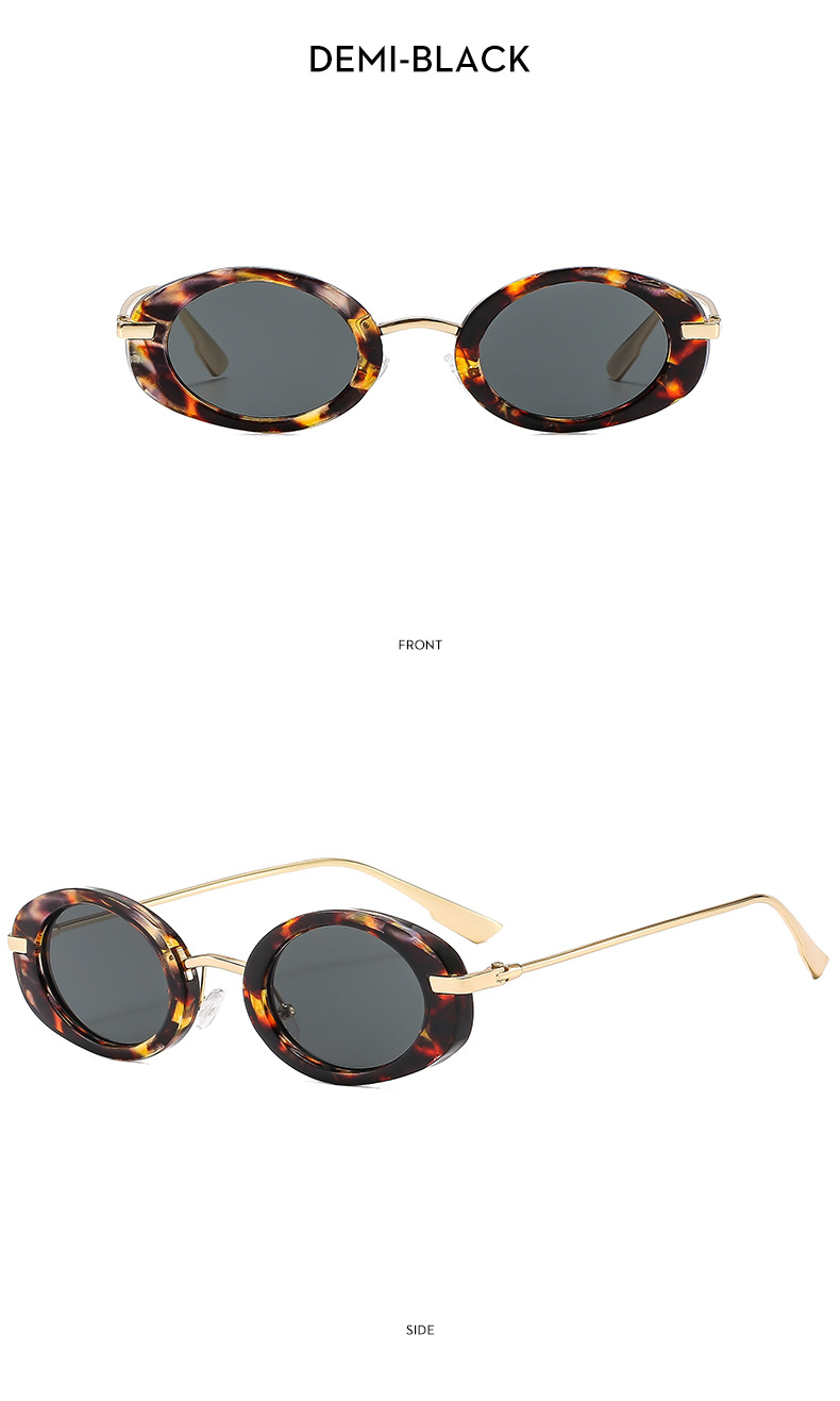 45g Weight Full Frame Glasses Structure Sunglasses Classification PC, UV400 Protection Lens Material Oval Frame Glasses Style Travel, Shopping Occasion Solid Color Pattern All Seasons Season Women's Gender Vacation, Streetwear Style Vacation Streetwear Solid Color PC UV400 Protection Oval Frame Full Frame Women's Sunglasses 15
