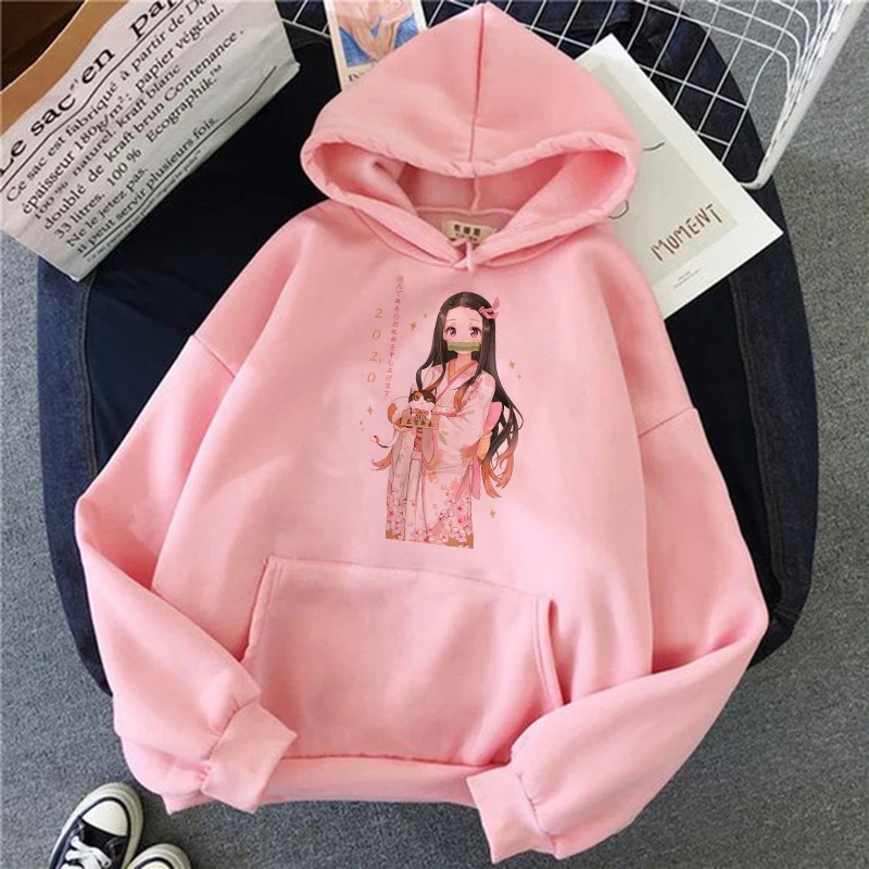 Y2k Japan Anime Women Sweatshirts Manga Plus Size Hoodie
