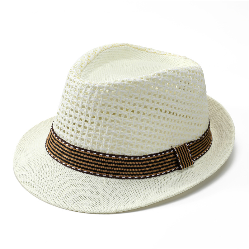 Women's Simple Style Classic Style Solid Color Flat Eaves Fedora Hat display picture 4