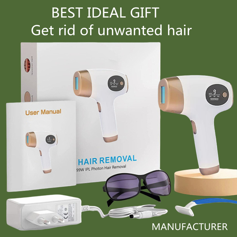 厂家批发跨境脱毛仪器IPL激光强脉冲光嫩肤美容仪男女通用脱毛器