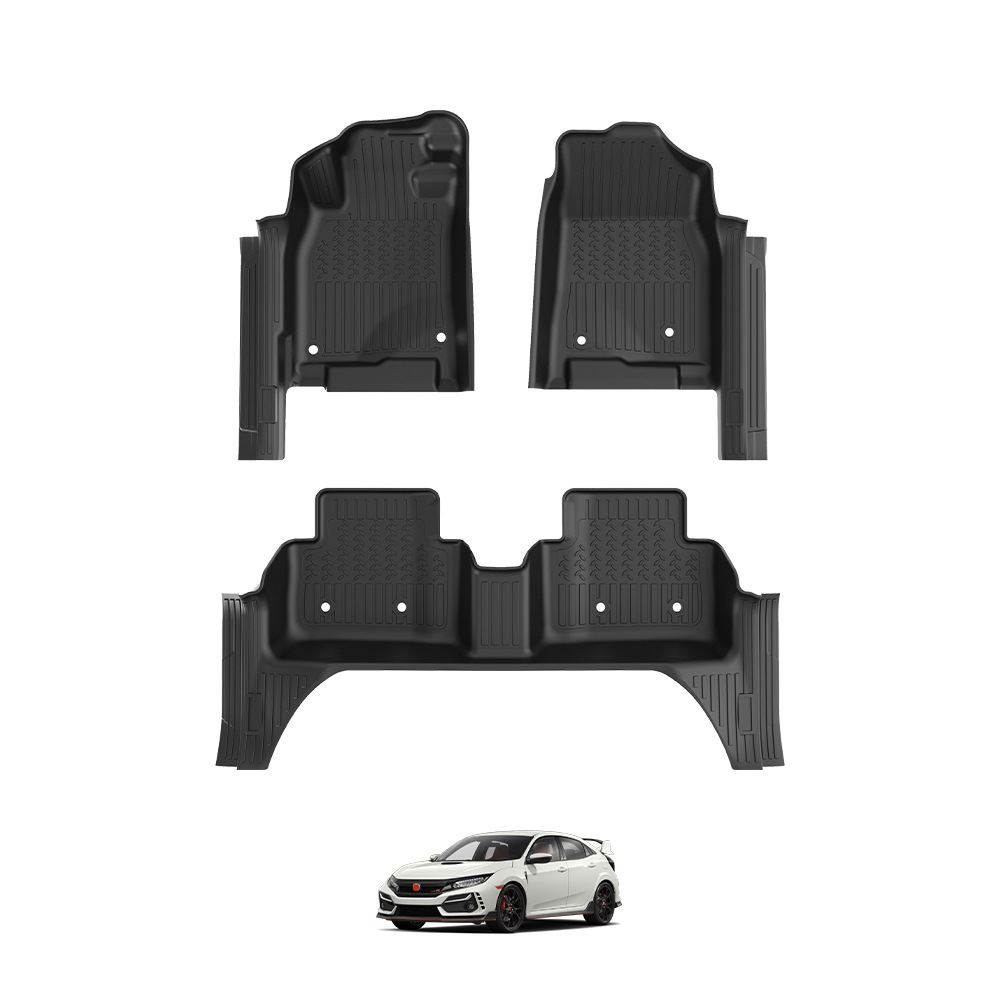 Para el Honda Civic Civic TypeR Tpe Floor Mats tapetes impermeables tapetes especiales