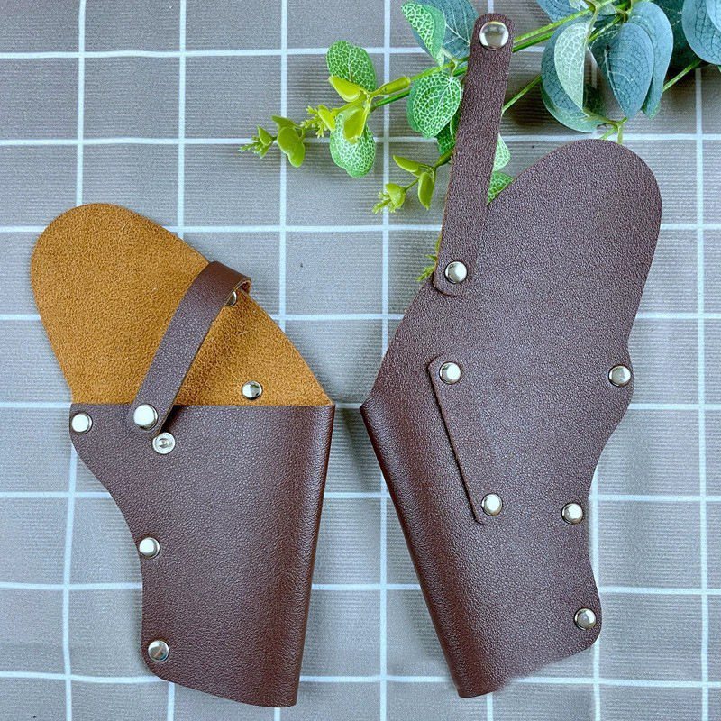 Toy gun leather holster gun holster smashing gun alloy gun revolver gun protective case rhino bison side opening universal leather holster