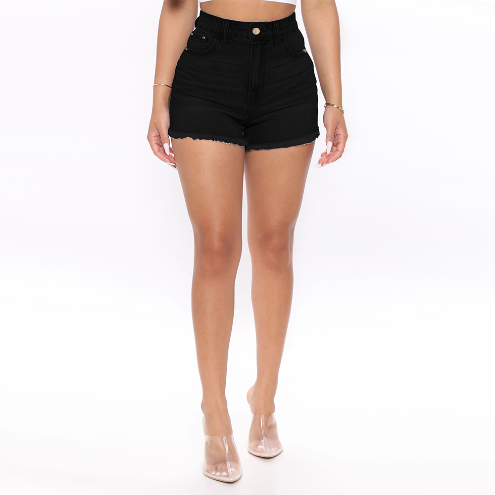 Sexy Fringed Denim Shorts NSQY63675