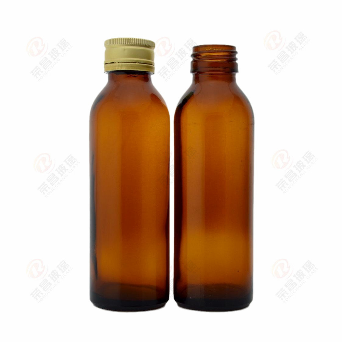 120ml棕色糖浆玻璃瓶 胶原蛋白口服液瓶 120毫升中药糖浆包装瓶