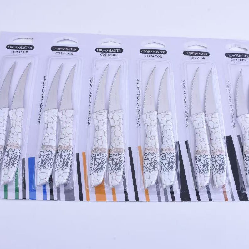 13 colores, 12 juegos de cuchillos para frutas, el stock de fábrica se puede enviar directamente para satisfacer las necesidades de diferentes estilos