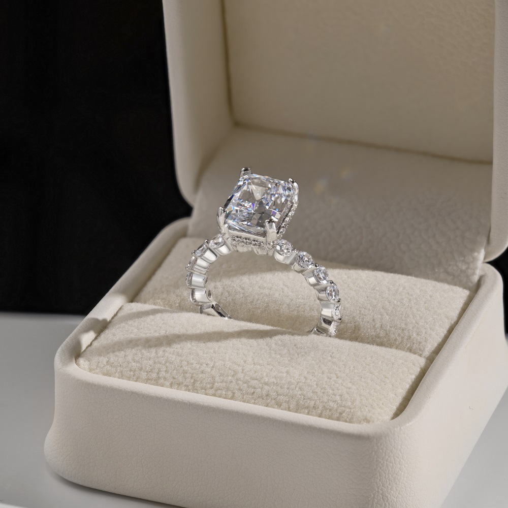 7g Weight Zircon Inlay Material Open Rings, Rings Classification 5, 9, Adjustable Ring Size 1 Piece Quantity Holiday, Daily Occasion 925 Sterling Silver Material Heart Shape Pattern Women's Gender Plating, Inlay Design Basic, Simple Style, Classic Style Style 925 Sterling Silver Zircon Heart Shape Open Rings Rings 60