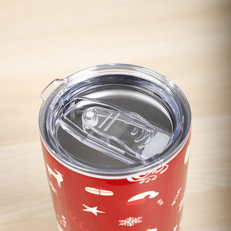 550g Weight Water Bottles Kitchen and drinking utensils Water Cup Event & Party Supplies 1 Piece Quantity Christmas, Daily Occasion Stainless Steel Material Christmas Festival Cartoon Pattern Vacation Style Christmas Vacation Cartoon Stainless Steel Water Bottles 1 Piece 5