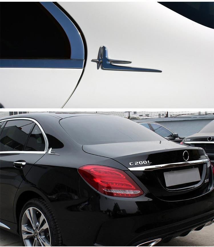 Mercedes-Benz Angel Wing C-Class C260L C200L long-wheelbase emblem, E300L body emblem, GLC decorative side emblem