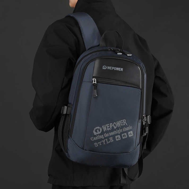 WEPOWER nueva mochila de hombre de gran capacidad, mochila casual al aire libre para estudiantes de secundaria, mochila universitaria image 4