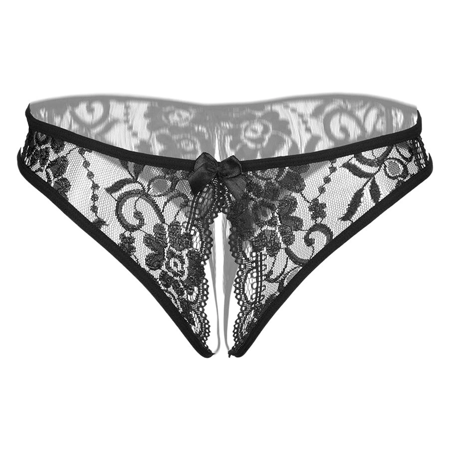 Женские трусики Open Gear Free больших размеров Т-образные кружевные трусики с вырезами