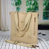 Cotton shopping bag suitable for men and women, capacious one-shoulder bag