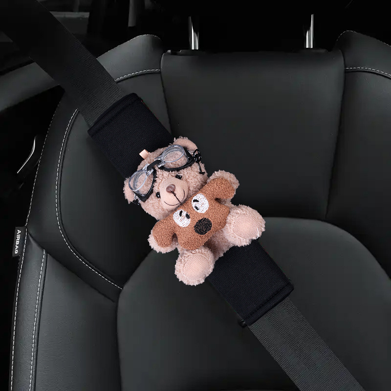 Funda Protectora para Cinturón de Coche de Peluche Artificial