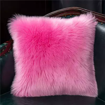 Avtomobil döşəmə paspasları – Cross-border Explosions Plush Imitation Wool - pink-custom-size