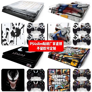 ps4 slim贴膜ps4 slim薄机贴纸ps4 slim机身贴ps4 slim高达毒液款