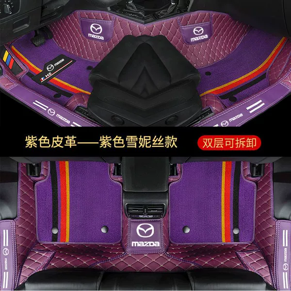 Diamond Check Purple + Purple Snowy
