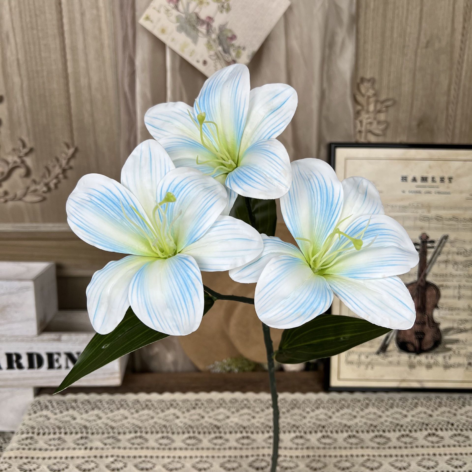 GDX-Hemerocallis 작은 3머리 백합-블루