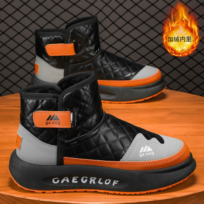 2024 зимние бархатные сапоги Martin утолщенные теплые хлопчатобумажные туфли