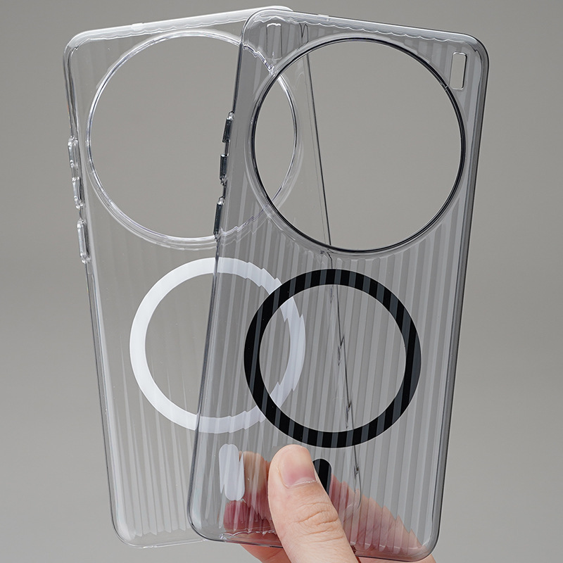 Advanced Transparent Corrugated vivoX200promini Phone Case Luggage Case Striped x200pro Protective Case