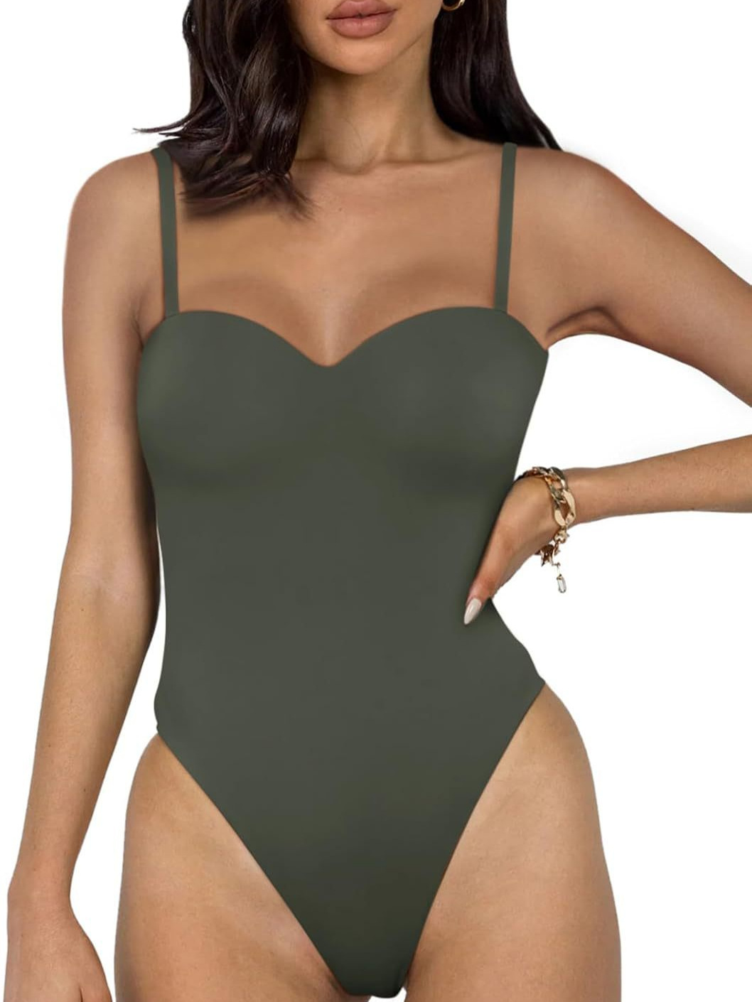 European and American Cross-Border New Bodysuit Tube Top Straps Sexy Tight Body Shaping Intimates Bodysuits