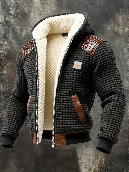 Europa y los Estados Unidos de la nueva explosión de ropa de hombre invierno chaqueta de invierno con chaqueta con capuchón gruesa