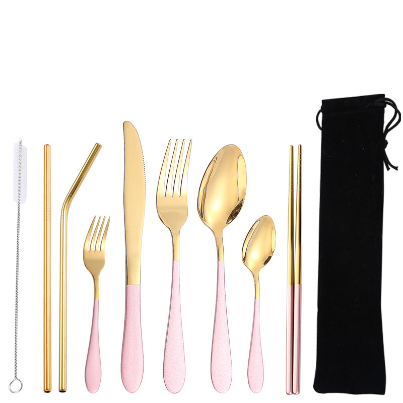 파우더 골드 [9 장] 검정 가방