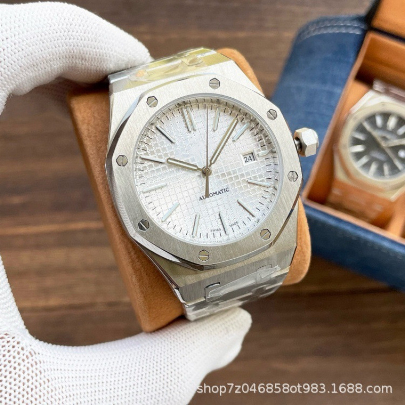 Cross-border Love Royal Oak P reloj mecánico automático reloj de acero para hombres reloj de negocios comercio exterior divisas
