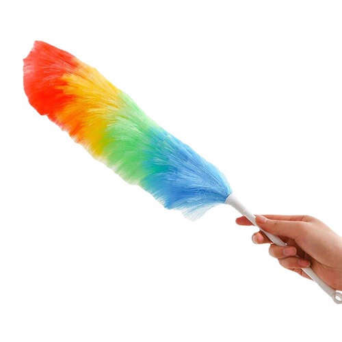 Factory direct supply of ultra-fine dust-removing feather duster wholesale household cleaning brush 2 yuan store department store dust duster, table