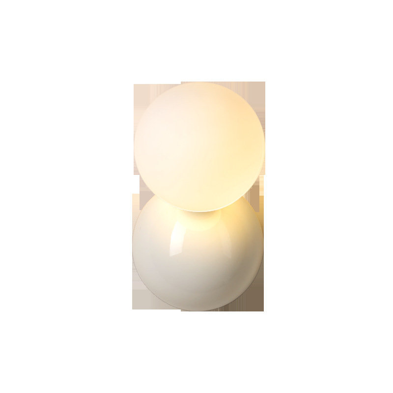 Luz de fondo LED lámpara de pared lámpara de vidrio sala de estar pasillo cabecera cama cabecera dormitorio simple y moderna