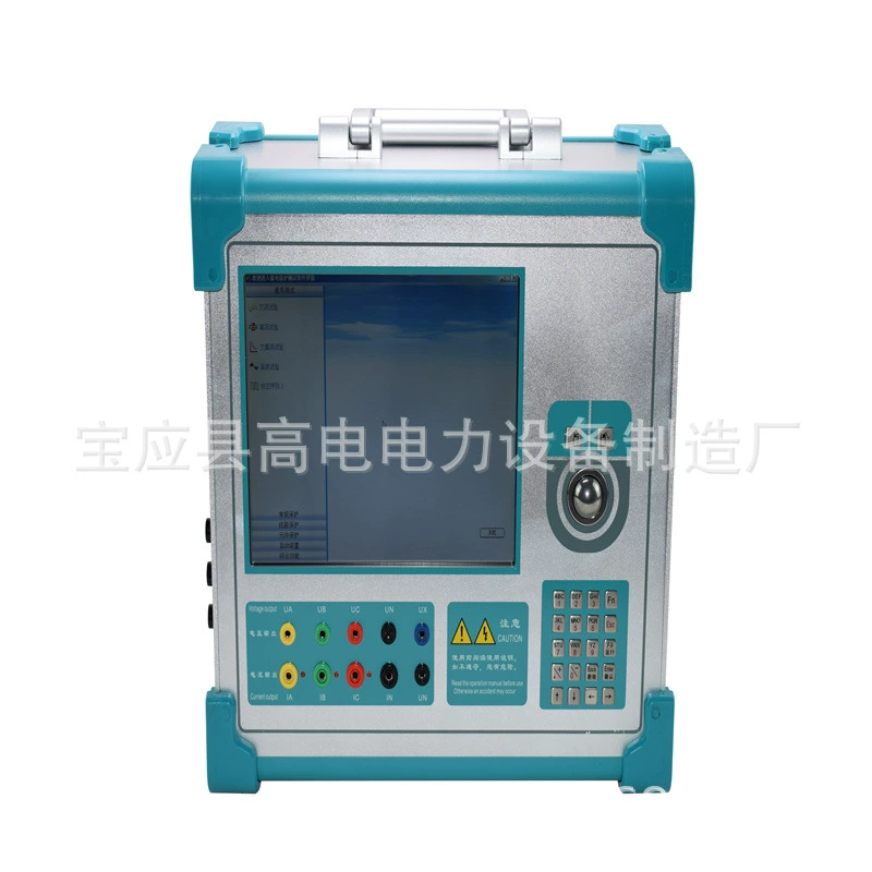 Трехфазный тестер защиты реле микрокомпьютера Тестер защиты реле однокристального микрокомпьютера Промышленный компьютер 10.4inch больших цветных экранов