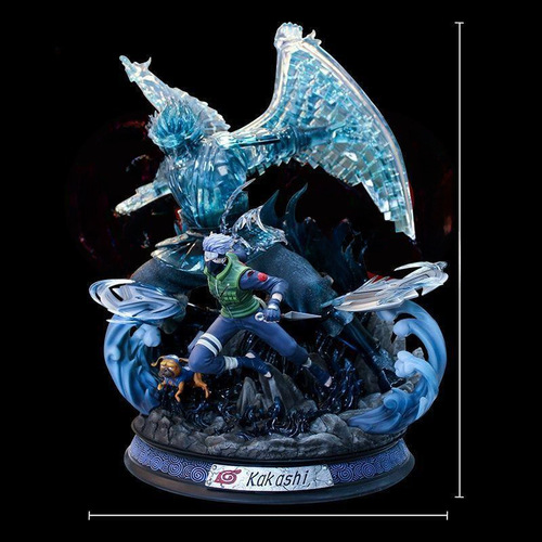 3 Nendoroid Figures of Anime Naruto: Large Glowing Model of Susanoo, Kakashi, and Sasuke