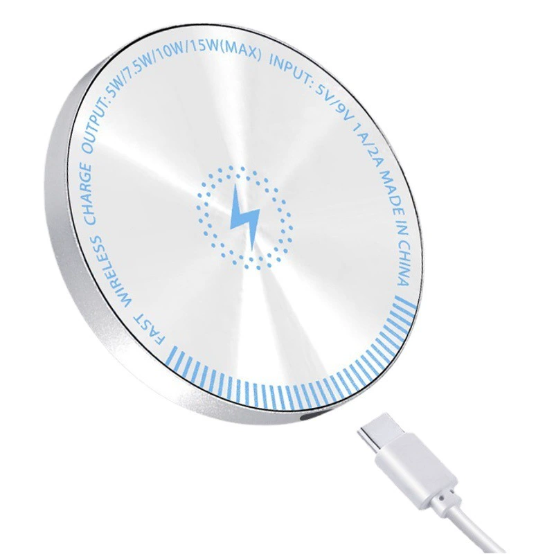 Магнитное Беспроводное зарядное устройство Magsafe для Apple Android, супер быстрое зарядное устройство, автомобильное зарядное устройство, держатель для мобильного телефона 15 Вт