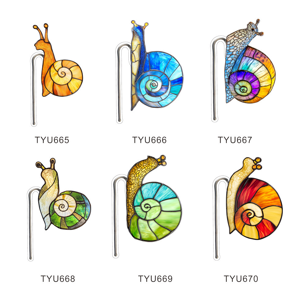 Acrílico en maceta pájaros caracol inserto decoración de maceta vidrio tintado inserción de suelo