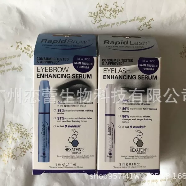 Cross-Border Rapidlash Eyelash Liquid Rapidbrow Eyebrow Liquid 3ml