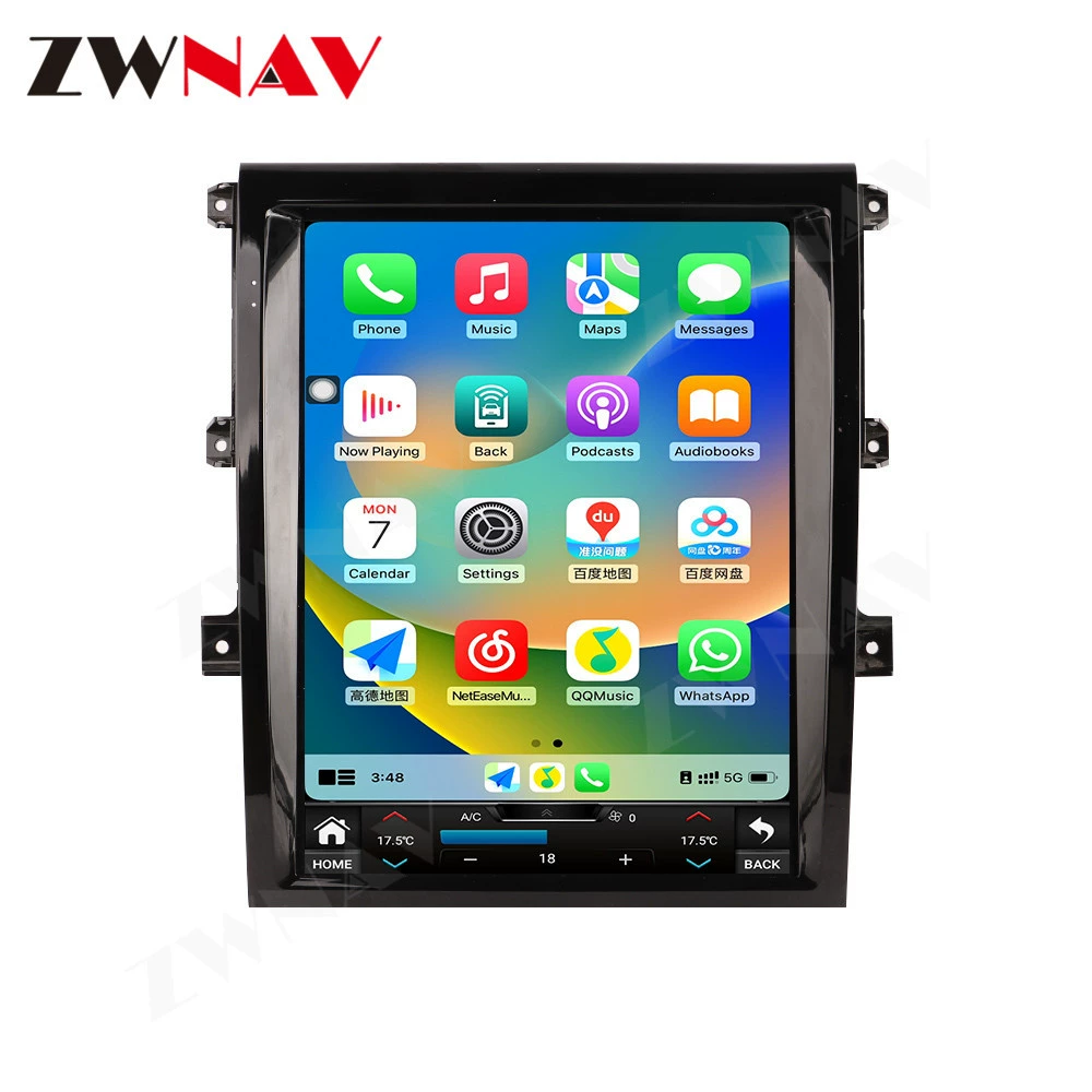 Подходит для модифицированного автомобиля Land Rover Discovery 5 с центральным управлением, Android, 15-дюймовый вертикальный экран, навигация, 360, реверсивное изображение, универсальная машина