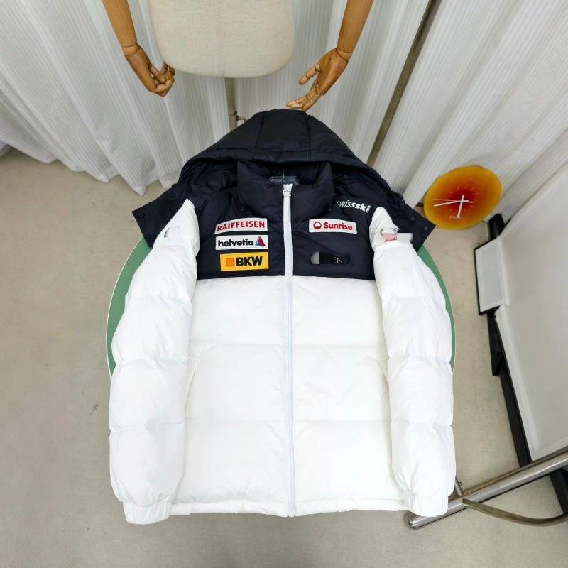 D-brand third-generation Audi co-branded multi-label down jacket for outdoor sports, men's and women's warm ski down jacket