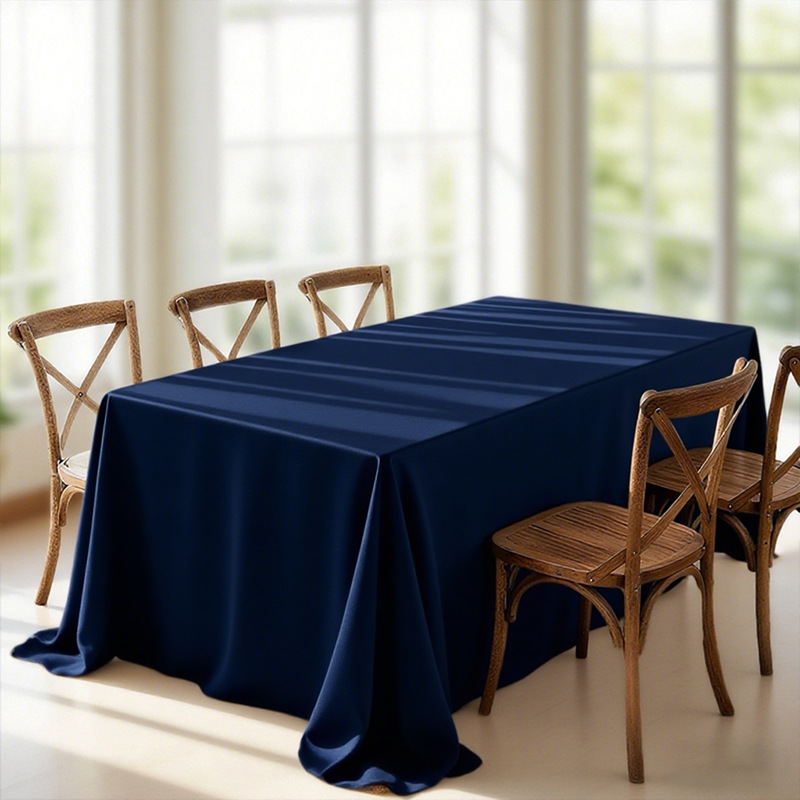 Navy blue - (china premium thickened glossy satin) / 120*160cm