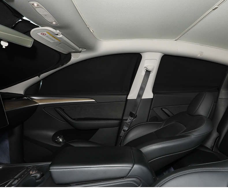 Cross-Border Foreign Trade Tesla-Specific Sunshade Privacy Curtain Tesla Full-Vehicle Sunshade Camper Car Sleeping Privacy Curtain
