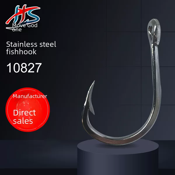 Stainless Steel Fish Hook Stainless Steel Sea Hook Sturgeon Hook Carp Hook Iron Hook 10827 Hook Anchor Hook Ring Hook