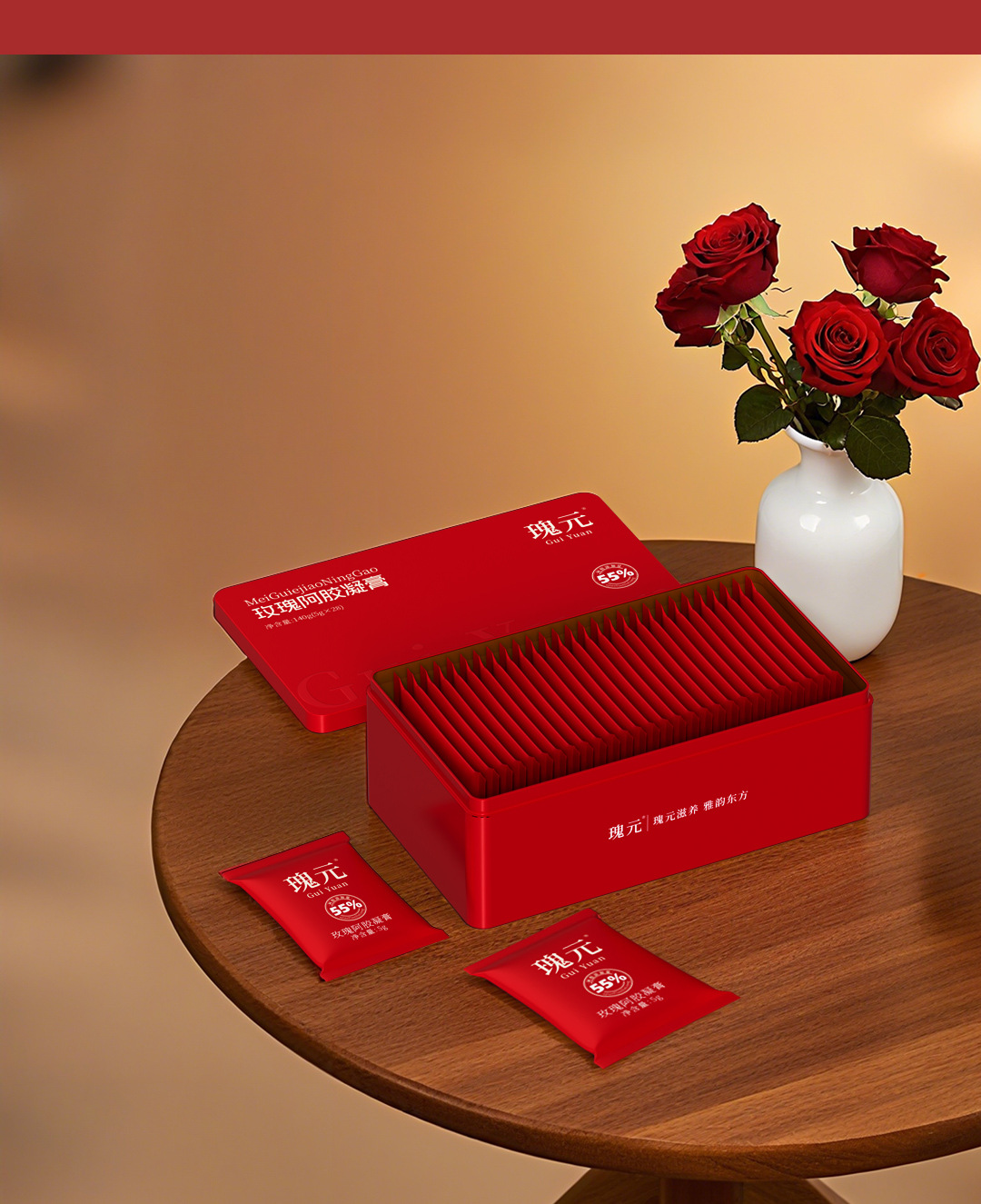 Rose Ejiao Gel Paste (Donkey-Hide Gelatin with Rose) — Ready-to-Eat Herbal Confection, 140g key features