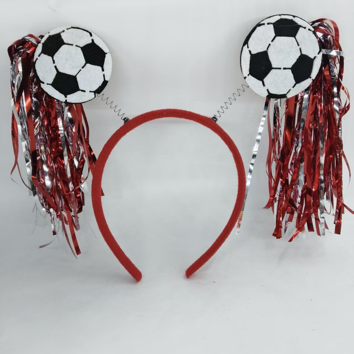 Fútbol transfronterizo simulación de flores fiestas Copa del Mundo atmósfera decorativa banda de pelo Europa fanáticos decoración banda de cabeza de fútbol