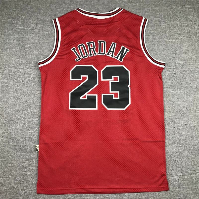 Вышитые Bulls 98 Финал 23 Джордан баскетбольная форма BULLS NBAFINALS баскетбольная майка