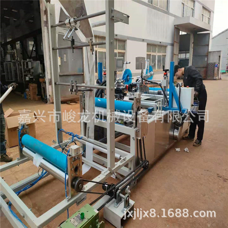 全自动一次性手术洞巾打孔床单机无纺布开口巾护理垫单折叠机设备