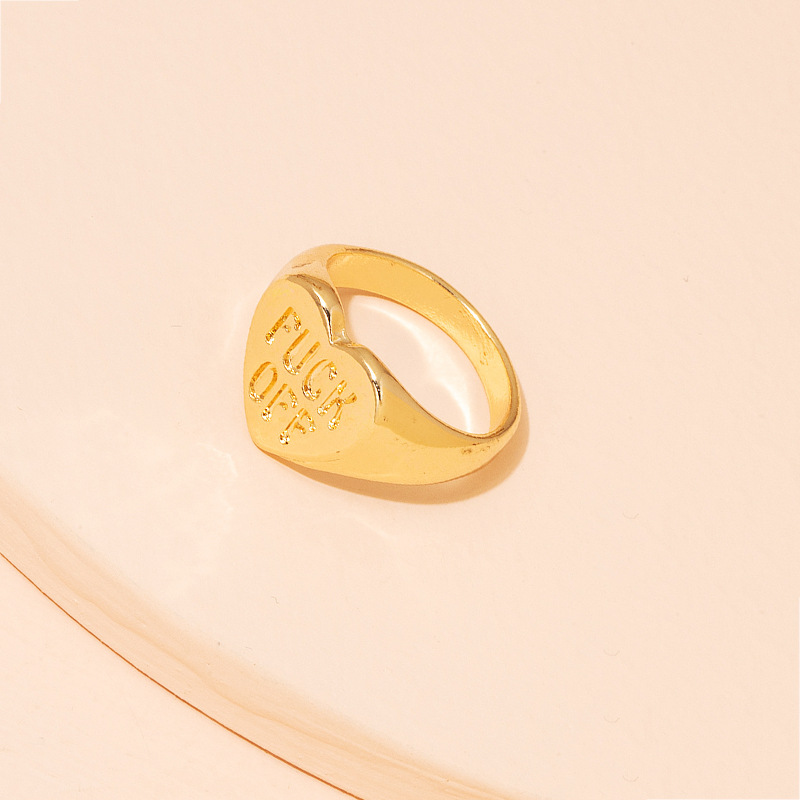 New Simple Fashion Letter Love Ring display picture 3