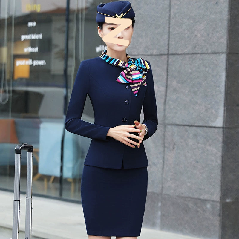 Uniform, autumn set for hotel for work, city style
