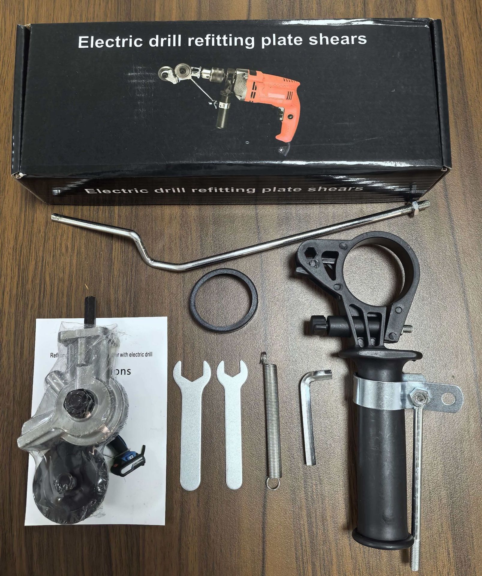 Electric drill converted into shears-universal model
