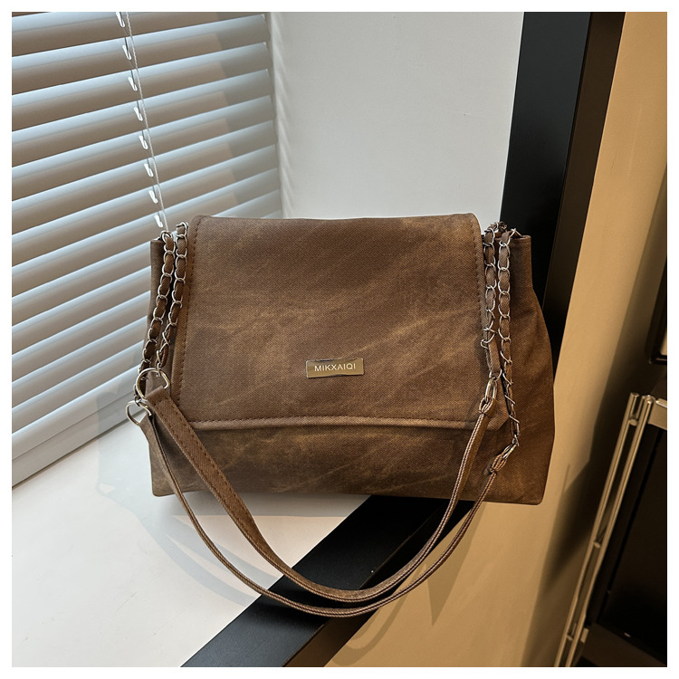 Estilo coreano de moda simple nicho diseño casual bolso de la cadena de las mujeres bolsa de invierno Nueva Moda hombro bolsa de las axilas