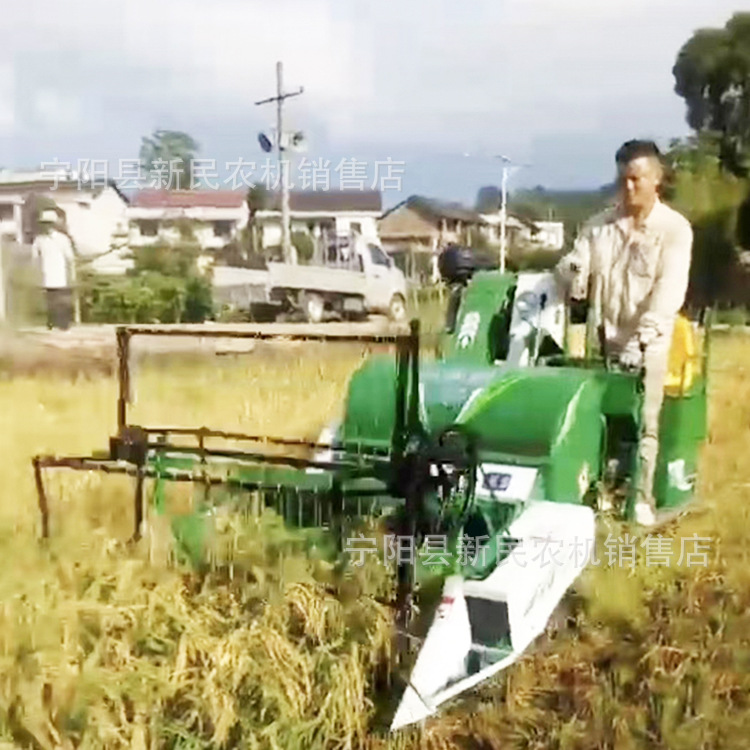 全喂入水稻小麦联合收割机
